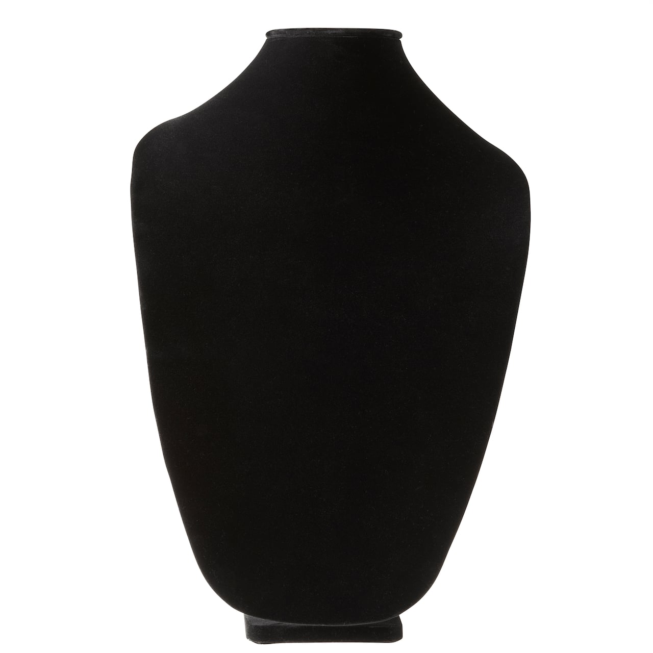 15" Black Velvet 3D Necklace Stand by Bead Landing™